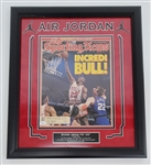 Michael Jordan Autographed & Framed "The Sporting News" Magazine w/ JSA LOA