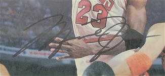 Michael Jordan Autographed & Framed The Sporting News Magazine w/ JSA LOA