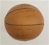 1951-52 Minneapolis Lakers Autographed Wilson B1580 Basketball w/ 5 HOF Signatures Beckett LOA