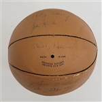 1951-52 Minneapolis Lakers Autographed Wilson B1580 Basketball w/ 5 HOF Signatures Beckett LOA
