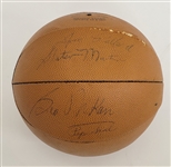 1951-52 Minneapolis Lakers Autographed Wilson B1580 Basketball w/ 5 HOF Signatures Beckett LOA