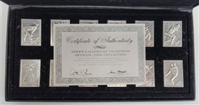 1988 & 1989 Topps Gallery Of Champions Official Baseball Collections