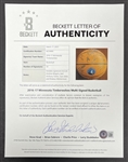 2016-17 Minnesota Timberwolves Team Signed Basketball w/ Towns Beckett LOA
