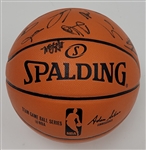 2016-17 Minnesota Timberwolves Team Signed Basketball w/ Towns Beckett LOA
