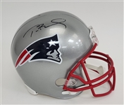 Tom Brady Autographed New England Patriots Full Size Replica Helmet TriStar