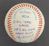 Kirby Puckett Autographed Stat Baseball LE #41/1000