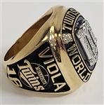 Frank Viola 1987 Minnesota Twins World Series 10K Gold & Diamond Ring