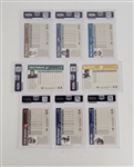Lot of 8 Autographed 2000 Fleer Greats of the Game Football Cards PSA/DNA