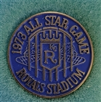 Bert Blyleven 1973 All Star Game Locker Plate and Tag Royals Stadium w/Blyleven Signed Letter of Provenance