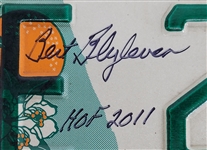 Bert Blyleven Personal Florida License Plate Curve 28 Signed w/Blyleven Signed Letter of Provenance