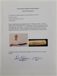 Kirby Puckett 1986-88 Minnesota Twins Game Used Bat w/ Bert Blyleven Letter of Provenance