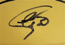 Steph Curry Autographed Spalding Gold NBA Game Basketball JSA