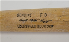 Butch Wynegar Minnesota Twins Game Used Bat.