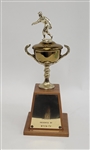 Bert Blyleven 1970 Minnesota Twins Rookie of the Year Award Trophy w/Blyleven Signed Letter of Provenance