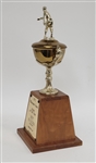 Bert Blyleven 1970 Minnesota Twins Rookie of the Year Award Trophy w/Blyleven Signed Letter of Provenance