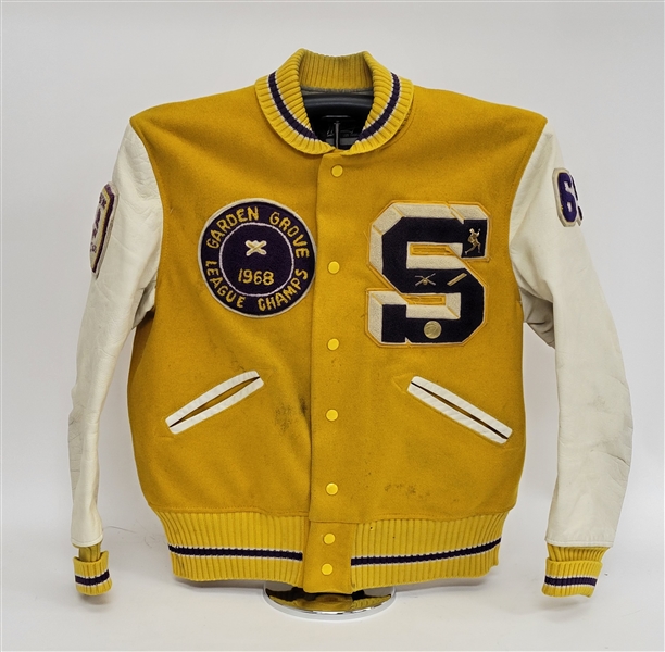 Bert Blyleven 1969 Santiago High School Letterman’s Jacket w/Blyleven Signed Letter of Provenance