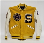 Bert Blyleven 1969 Santiago High School Letterman’s Jacket w/Blyleven Signed Letter of Provenance