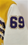 Bert Blyleven 1969 Santiago High School Letterman’s Jacket w/Blyleven Signed Letter of Provenance