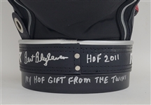 Bert Blyleven Signed Custom Callaway National Baseball Hall of Fame Golf Bag and Driver Gift From Minnesota Twins w/Blyleven Signed Letter of Provenance