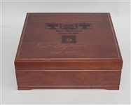 Bert Blyleven Baseball Hall of Fame Class of 2011 Custom Cherry Wood Box Signed w/Long Inscription 17x17” w/Blyleven Signed Letter of Provenance