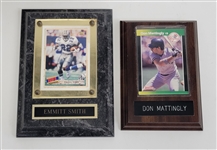 Bert Blyleven 1986 Baseball Card Collection Album and Card Plaques w/Blyleven Signed Letter of Provenance