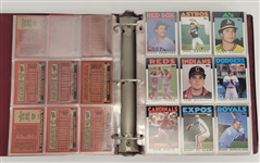Bert Blyleven 1986 Baseball Card Collection Album and Card Plaques w/Blyleven Signed Letter of Provenance