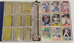 Bert Blyleven Baseball Card Collection Album Signed w/Blyleven Signed Letter of Provenance