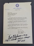 Bert Blyleven Minnesota Twins 1987 World Series Congratulations Letter from Skip Humphrey and Signed Photo w/Blyleven Signed Letter of Provenance