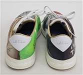 Adam Thielen Charity Golf Tournament Autographed Mache Shoes w/ Vince Carter, Larry Fitzgerald, Greg Maddux, & More