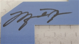 Michael Jordan Autographed & Framed Number 23 Display UDA