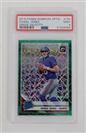 Daniel Jones 2019 Panini Donruss Optic Green Velocity #154 Rated Rookie Card PSA 9