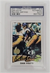 Dan Fouts Autographed 2001 Topps Archives #18 Card PSA/DNA