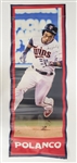 Jorge Polanco Autographed 18x50 Minnesota Twins Street Banner Beckett