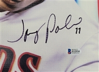 Jorge Polanco Autographed 18x50 Minnesota Twins Street Banner Beckett