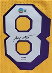 Kobe Bryant Autographed 1996-97 Mitchell & Ness NBA 50th Anniversary Rookie Jersey PSA/DNA & Beckett LOA