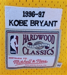 Kobe Bryant Autographed 1996-97 Mitchell & Ness NBA 50th Anniversary Rookie Jersey PSA/DNA & Beckett LOA