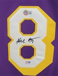 Kobe Bryant Autographed 1996-97 Mitchell & Ness NBA 50th Anniversary Rookie Jersey LE #7/8 PSA/DNA & Beckett LOA