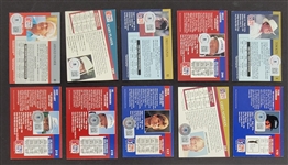 Lot of 10 Autographed Pro Set Golf Cards w/ Arnold Palmer Beckett