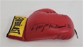 Muhammad Ali & Joe Frazier Dual Autographed Everlast Boxing Glove w/ Beckett LOA