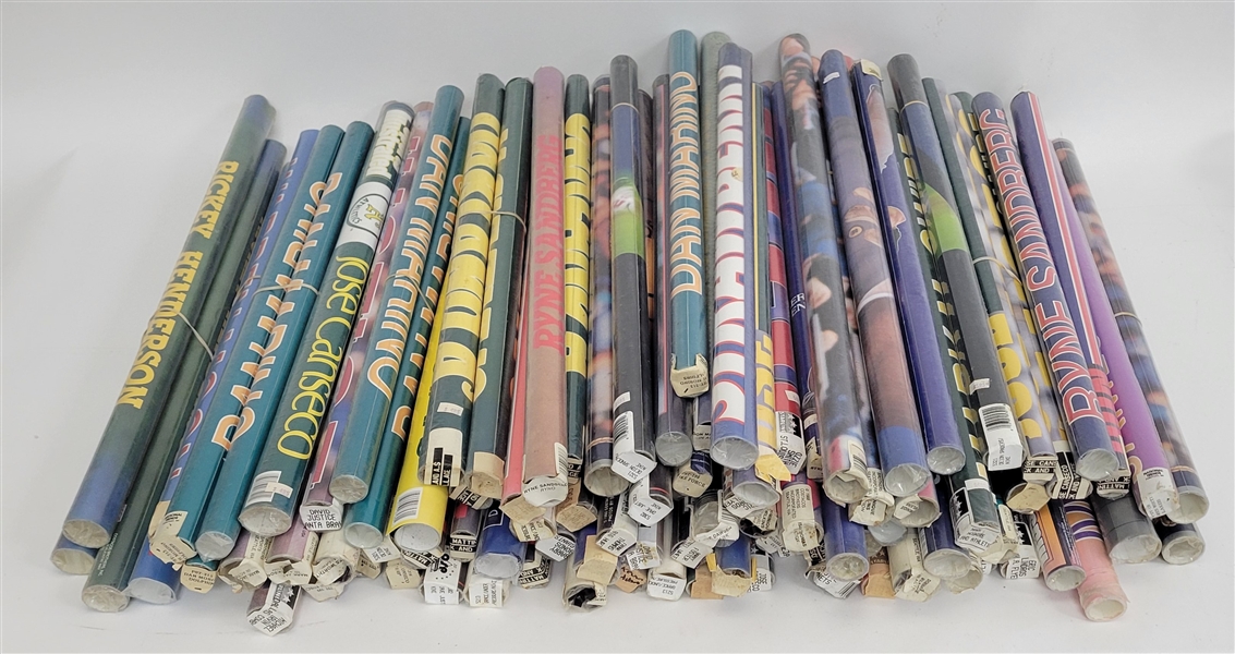 Lot of 100 of Pre-1991 Sports Posters