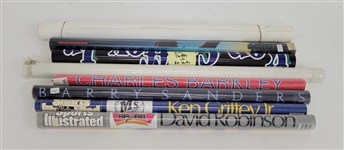 Lot of 8 Sports Hall of Famers Posters