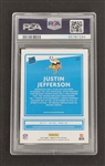 Justin Jefferson 2020 Panini Donruss Optic #163 Rookie Card PSA 10 Gem Mint