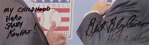 Bert Blyleven Lot of (5) 2011 Hall of Fame Induction Signed Photos and Magazines w/Blyleven Signed Letter of Provenance