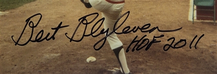 Bert Blyleven Lot of (4) Minnesota Twins Signed Photos and Magazine w/Blyleven Signed Letter of Provenance