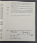 Bert Blyleven 1973 Minnesota Twins Original Players Contract All Star Season w/Blyleven Signed Letter of Provenance