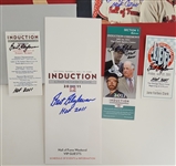 Bert Blyleven Lot of (11) 2011 Hall of Fame Items Signed w/Blyleven Signed Letter of Provenance