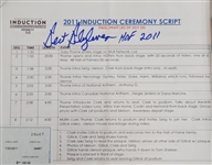 Bert Blyleven Lot of (12) 2011 Hall of Fame Signed Items w/Blyleven Signed Letter of Provenance