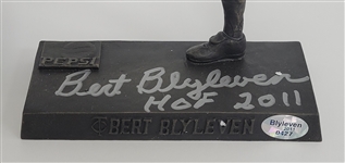 Bert Blyleven Circle Me Bert Bobblehead and Bronze Statue Signed w/Blyleven Signed Letter of Provenance