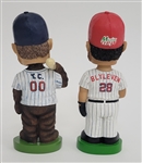 Bert Blyleven Lot of (2) Minnesota Twins Prototype Bobbleheads w/Blyleven Signed Letter of Provenance