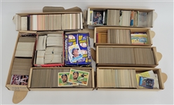 Bert Blyleven Huge Baseball Card Lot From 1970s-90s Featuring Full and Partial Boxes w/Blyleven Signed Letter of Provenance